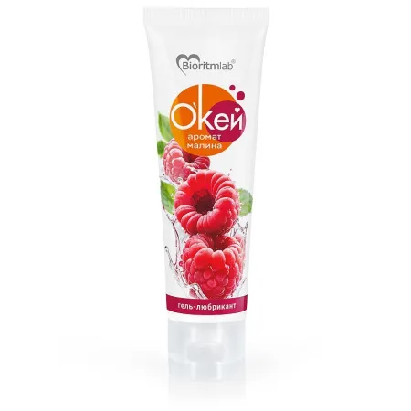 Лубрикант О'Кей, аромат малина, на водной основе, 50 мл — купить в Астана