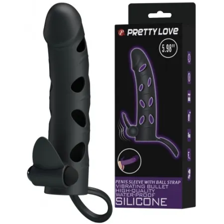 Насадка с клиторальным язычком от Pretty Love, 15,2 см х 3,3 см — купить в Астана