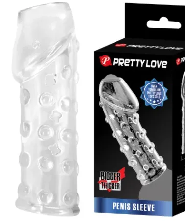 Насадка на пенис Bigger Thicker от Pretty love 11,5 см х 3,5 см — купить в Астана