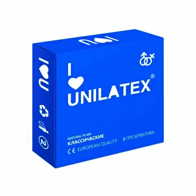 Презервативы Unilatex Natural Plain, классические — купить в Астана