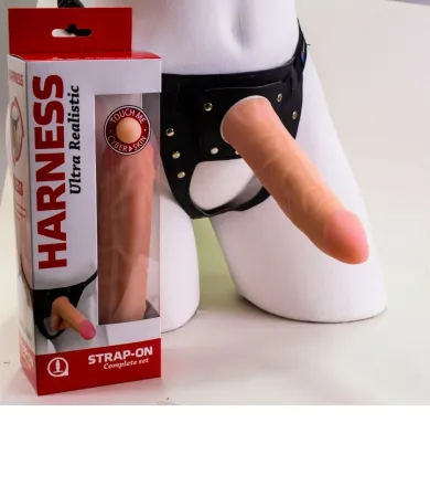 Фаллоимитатор на трусиках HARNESS, 17,5 см х 3,5 см — купить в Астана