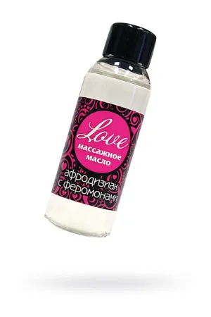 Массажное масло Love, с феромонами, 75 мл — купить в Астана