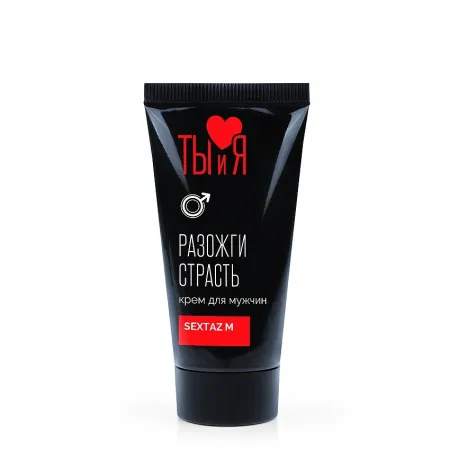 Возбуждающий крем Ты и Я Sextaz-M Мужской, 20 мл — купить в Астана