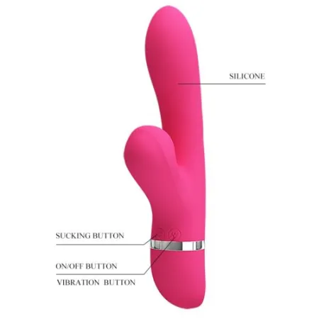 Вибратор-кролик Willow от Pretty Love с вакуумной стимуляцией — купить в Астана 8