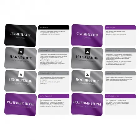 Игра для двоих «50 оттенков страсти. Желанное наказание» 4 в 1, 30 карт, плетка, лопатка, зажимы для сосков, 18+ — купить в Астана 3