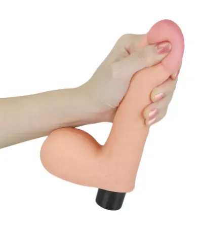 Фаллоимитатор с вибрацией Real Softee, 14 см х 3,8 см — купить в Астана 6