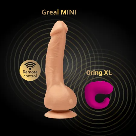 Реалистичный вибратор Greal Mini от Gvibe, Bioskin, 18 см х 3 см — купить в Астана 5