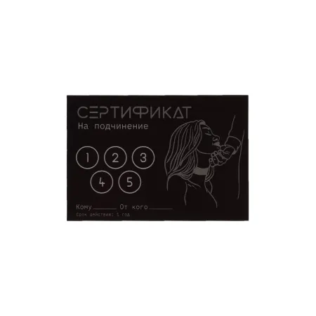 Набор сертификатов 18+, 10 шт., 11.5×8 см — купить в Астана 10