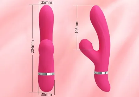 Вибратор-кролик Willow от Pretty Love с вакуумной стимуляцией — купить в Астана 9