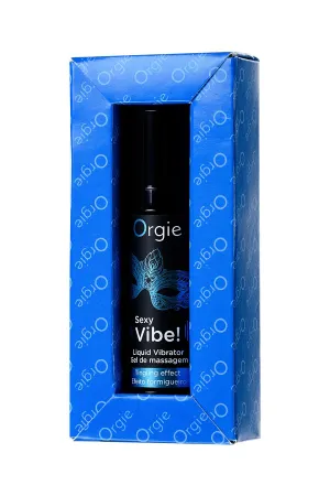 Гель для массажа ORGIE Sexy Vibe Liquid Vibrator с эффектом вибрации, 15 мл — купить в Астана 4