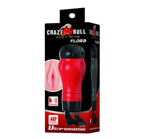 Мастурбатор киска Flora с вибрацией от Crazy Bull — купить в Астана 3