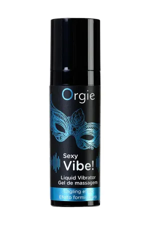 Гель для массажа ORGIE Sexy Vibe Liquid Vibrator с эффектом вибрации, 15 мл — купить в Астана 5