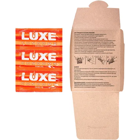 Презервативы Luxe Золотой Кадиллак, классические, 3 шт — купить в Астана 3