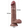 Превью Фаллоимитатор Nature Cock от Love Toy, 14,5 см х 3,7 см — купить в Астана 2