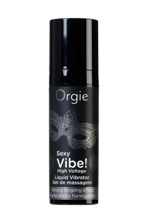 Гель для массажа ORGIE Sexy Vibe High Voltage с усиленным эффектом вибрации, 15 мл — купить в Астана 3