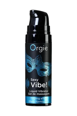 Гель для массажа ORGIE Sexy Vibe Liquid Vibrator с эффектом вибрации, 15 мл — купить в Астана 3
