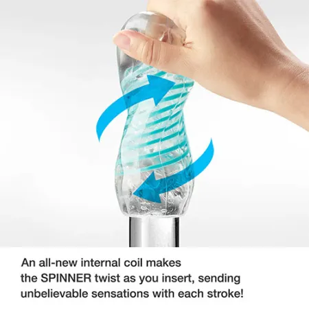 Мастурбатор Spinner Beads с эффектом вращения от Tenga — купить в Астана 5