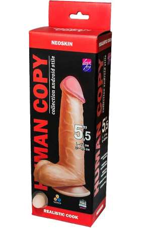 Фаллоимитатор Human Copy, 17 см х 3,5 см