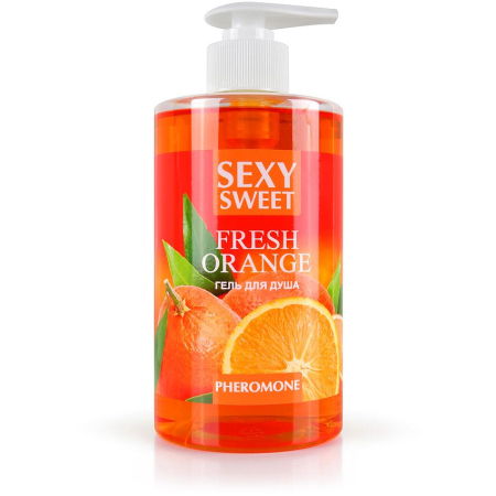 Гель для душа FRESH ORANGE с феромонами, аромат апельсина, 430 мл