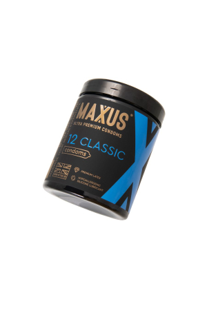 Презервативы Maxus Classic, классические, латекс, 12 шт