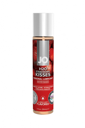 Вкусовой лубрикант "Клубника" Flavored Strawberry Kiss от JO, 30 мл