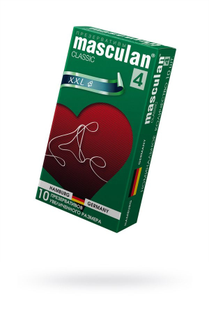 Презервативы Masculan, classic 4, XXL, увеличенного размера, 10 шт