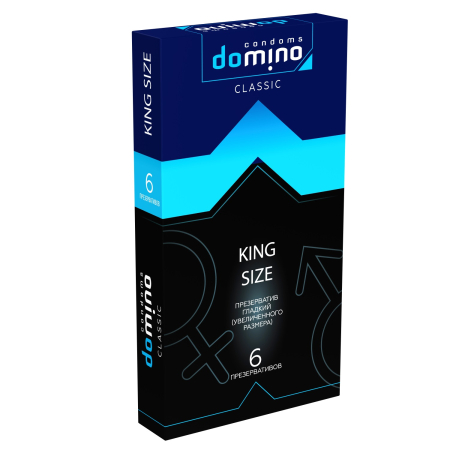 Презервативы DOMINO CLASSIC KING SIZE, 6 шт