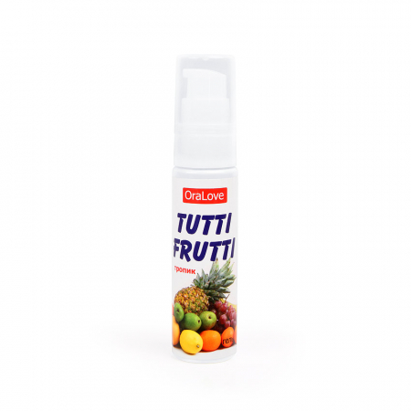 Съедобная гель-смазка Tutti-Frutti с Тропическим вкусом, 30 мл