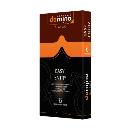 Презервативы DOMINO CLASSIC EASY ENTRY, 6 шт